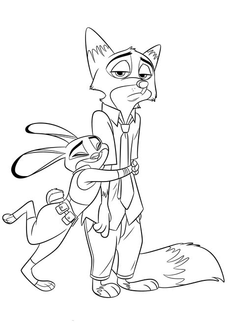 zootopia coloring books coloring pages