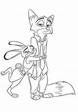 Zootopia Coloring Pages Color Print Kids sketch template