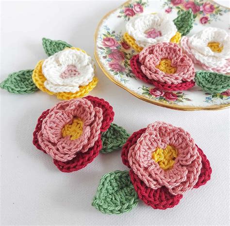 3d Crochet Flowers Pattern Annie Design Crochet