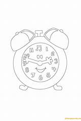 Tickety Coloring Tock Pages Clock Clues Blues Online Clocks Nick Jr Showing Time Printable Color Coloringpagesonly Drawing sketch template