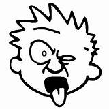 Clipart Yuck Face Yucky Mr Cliparts Library sketch template