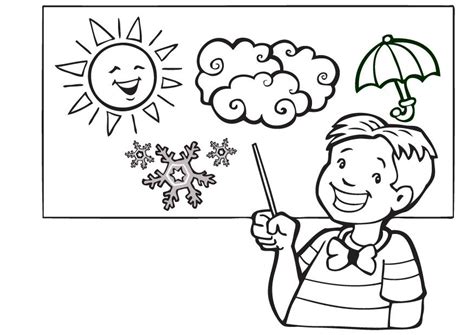 weather coloring pages    print