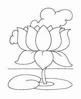 Lotus Coloring Pages Flower Kids Printable Flowers Drawing Color Bestcoloringpagesforkids Print Symbol Drawings Colors Cartoon Leaf Printables Online Choose Board sketch template