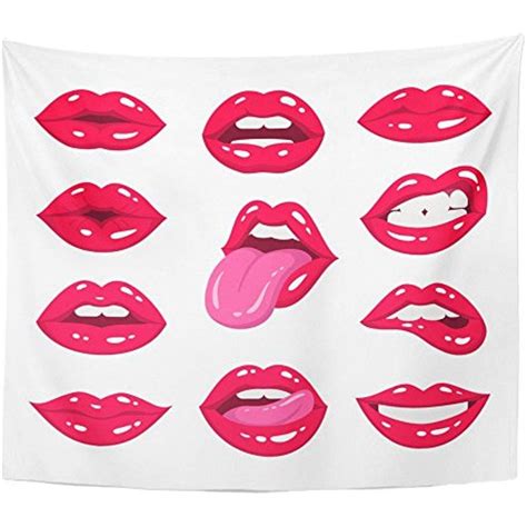 red lips wall decor in 2020 pop art lips lips illustration lips