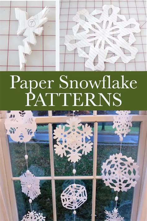 12 Easy Snowflake Making Designs And Templates To Use To Make Paper