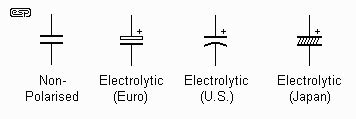 schematics    symbol   supply voltage     shaded  capacitor