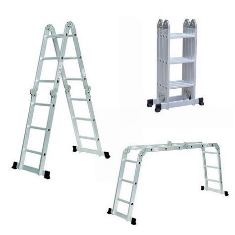 homegear  aluminum extendable multi purpose folding ladder