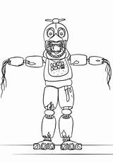 Chica Withered Freddy Categorías sketch template