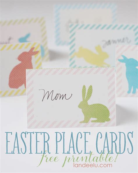 printable easter place cards scrap booking