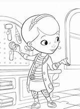 Mcstuffins Doc Coloring Pages Printable Own Very sketch template