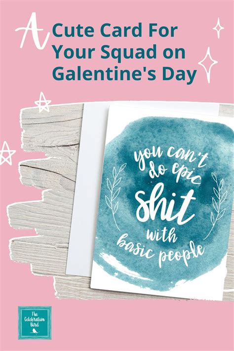 printable friend card galentines day card etsy