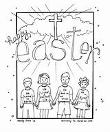 Easter Coloring Pages Christian Sheet Religious Happy Wisdom Printable Print Preschool Worksheets Children Color Ministry Wonderful Them Collection Davemelillo Getcolorings sketch template