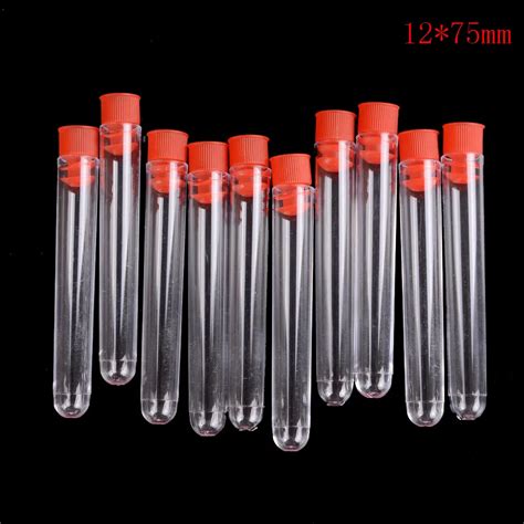 pcs test tubes mm high quality transparent plastic laboratory