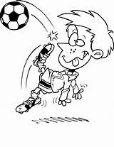 Soccer Coloring Kids Pages Printables Football Printable Player Fun Clipart Playing Cartoon Boy Ball Getcoloringpages Bestcoloringpagesforkids Library Popular sketch template