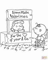 Coloring Pages Peanuts Valentines Valentine Charlotte Printable Snoopy Sheets Charlie Brown Supercoloring Color Drawing Adult Web Getdrawings Kids Silhouettes Getcolorings sketch template