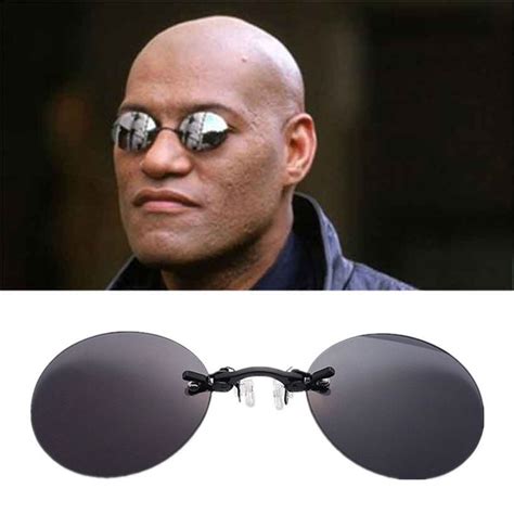Jual Kacamata Morpheus The Matrix Clip On Sunglasses Shopee Indonesia