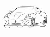 Maserati Granturismo R8 Getdrawings sketch template