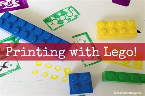 lego art colorful lego printing artistic lego activity