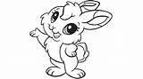 Coloring Bunny Baby Rabbit Printable Popular sketch template