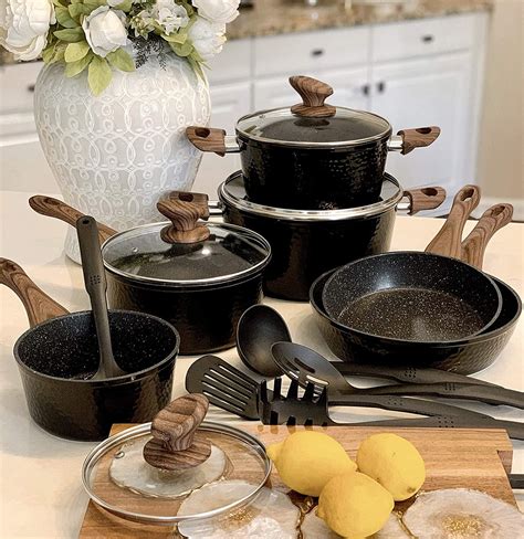 populer kitchen cookware sets model pot
