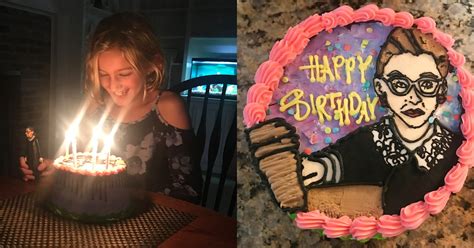 Girl Asks For Birthday Cake With Ruth Bader Ginsburg On It