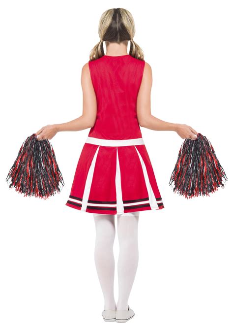 cheerleader costume red