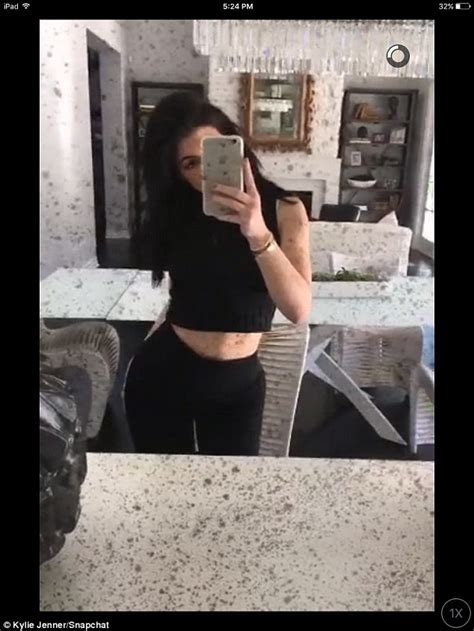 Kylie Jenner Exposes New Hip Inking As She Poses For