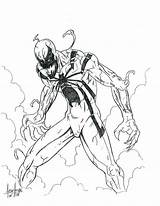 Coloring Pages Anti Venom Book Library Clipart sketch template