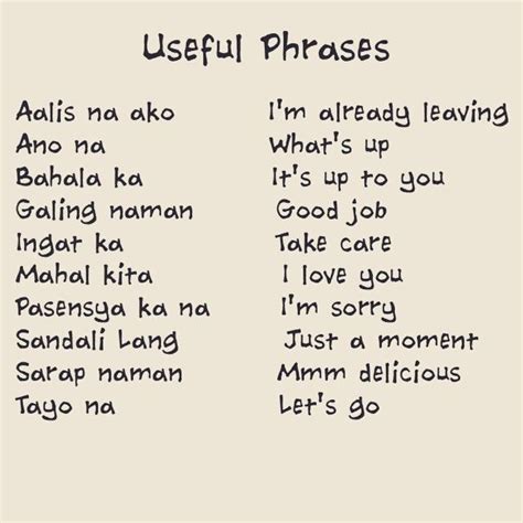 tagalog images  pinterest languages tagalog  idioms