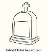 Tombstone Coloring Freeart sketch template