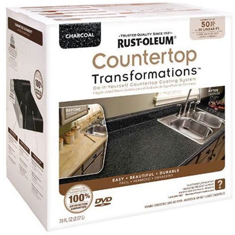 Rust Oleum Countertop Transformations Kit Charcoal 50 Square Feet