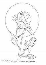 Coloring Pages Rose Bud Getdrawings sketch template