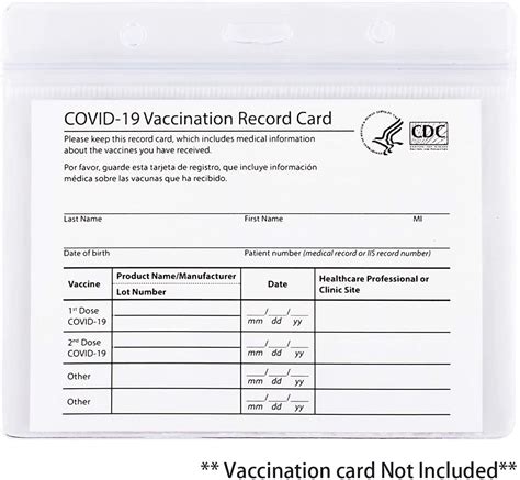 protect  covid  vaccination record card   amazon covers