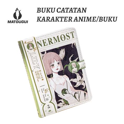 buku catatan karakter animebuku harian tulisan tangan bergambar