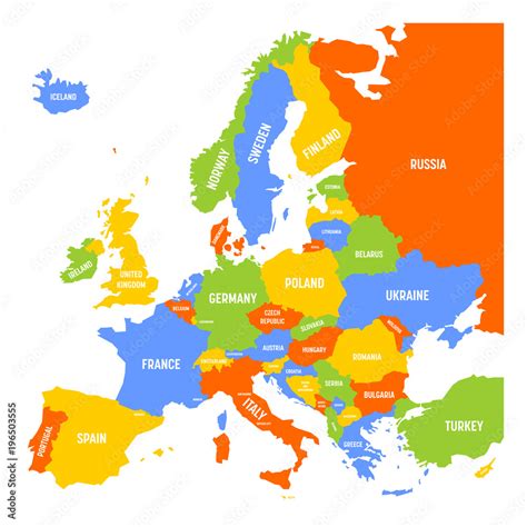 map  europe  names  sovereign countries ministates  kosovo