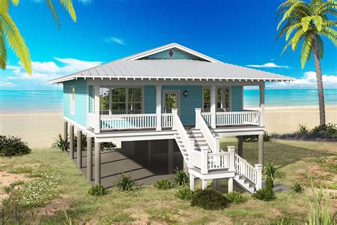 beach bungalow vr architectural designs house plans coastal house plans vacation