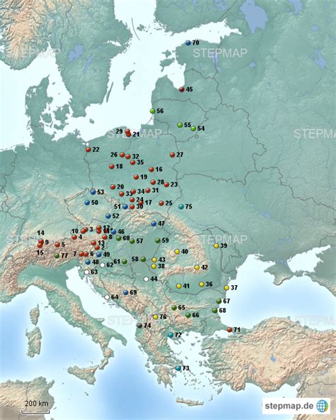 stepmap laenderkarte landkarte fuer deutschland