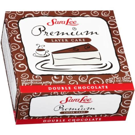sara lee round double chocolate premium butter cream layer cake 3 312