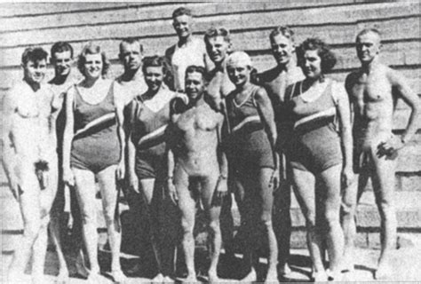 vintage mens swim team ymca