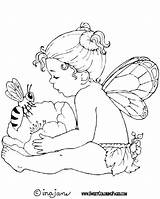 Fairy Coloring Pages Baby Adult Fairies Bee Printable Color Babies Template Outline Print Colouring Visit Getcolorings Sketch Choose Board Drawing sketch template