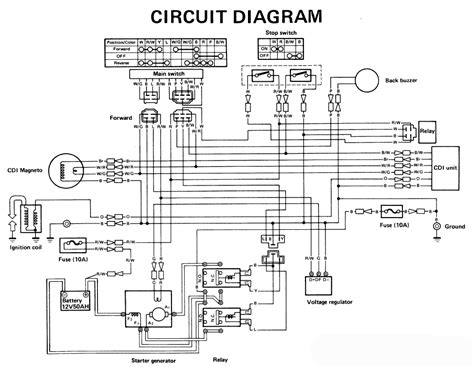 yamaha  gas golf cart wiring diagram  wiring draw  schematic