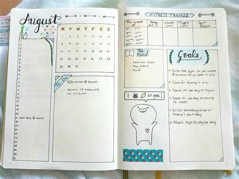 bullet journal monthly spread ideas   craftsonfire