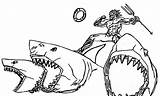 Aquaman Fortnite Chapter Sharks Coloriage Kapitel Requins Haie Chapitre Morningkids Malvorlagen sketch template