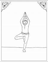 Yoga Coloring Pages Kids Poses Pose Tree Storytime Color Asana Printable Getcolorings Vrksasana Popular Books Print sketch template