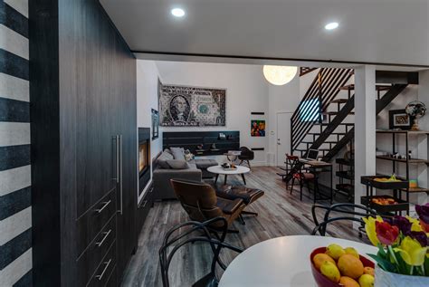 precious millennial eclectic living room vancouver  intermind