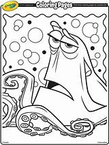 Finding Dory Hank Nemo Septopus sketch template