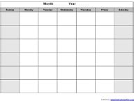 image result  printable monthly calendar  images monthly