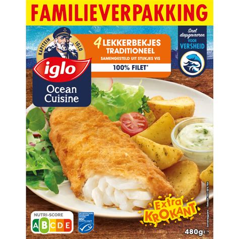 iglo lekkerbekjes traditioneel bestellen albert heijn