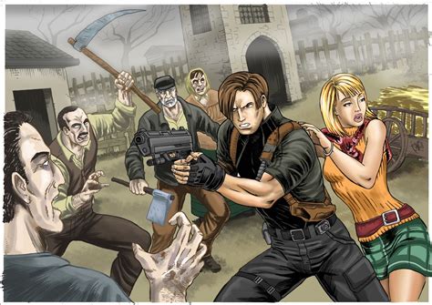 Resident Evil 4 Leon And Ashley Update By Rodstella