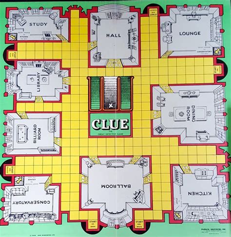 clue  version game board clue board game clue games clue